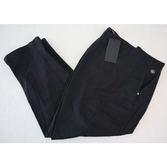 Harley-Davidson 96002-23VM Men Sz 42x30 Black Unique Appearance Woven Work Pants - Picture 11 of 11